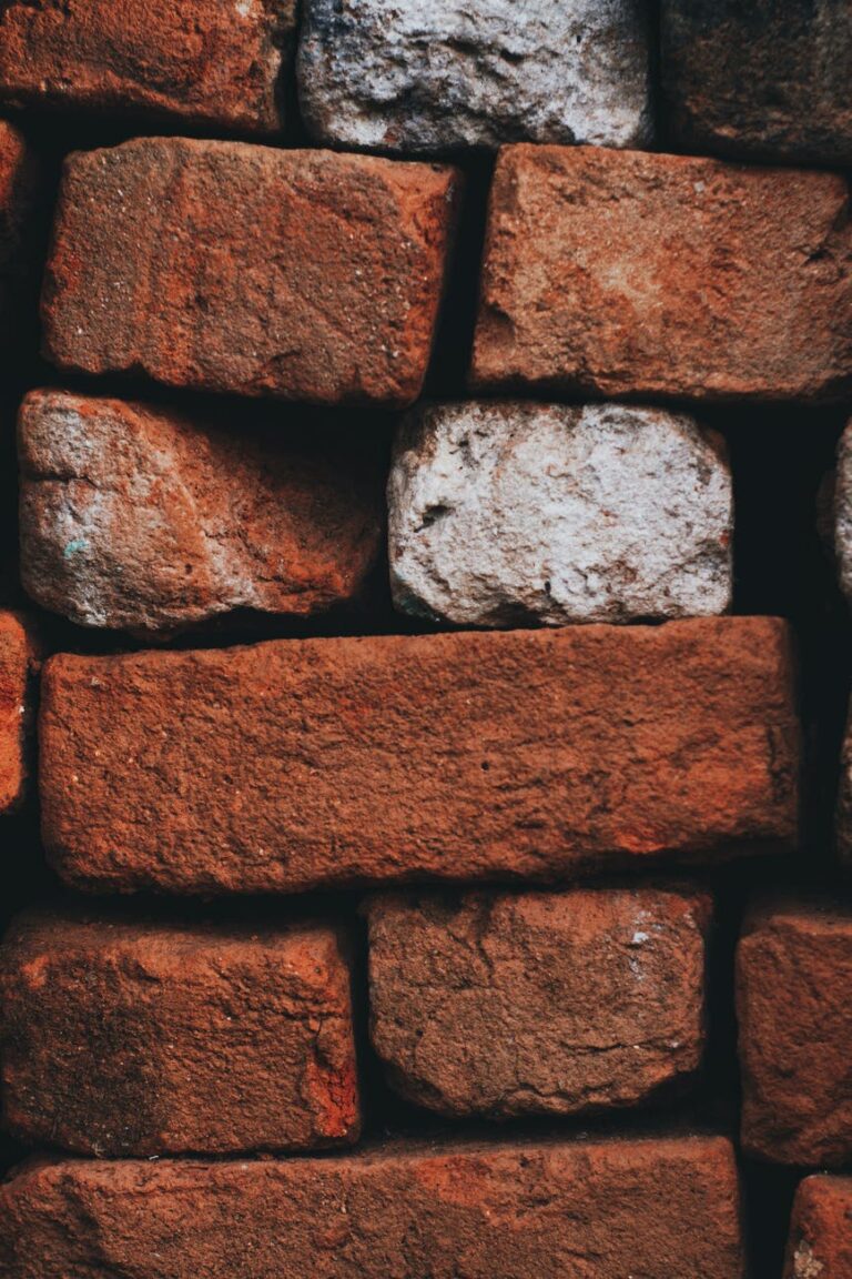 maroon bricks
