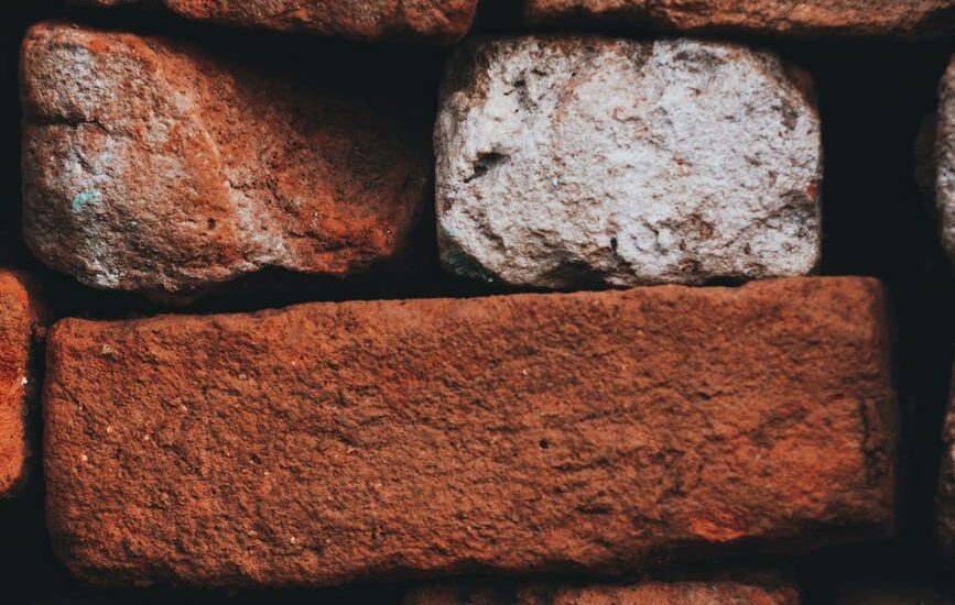 maroon bricks